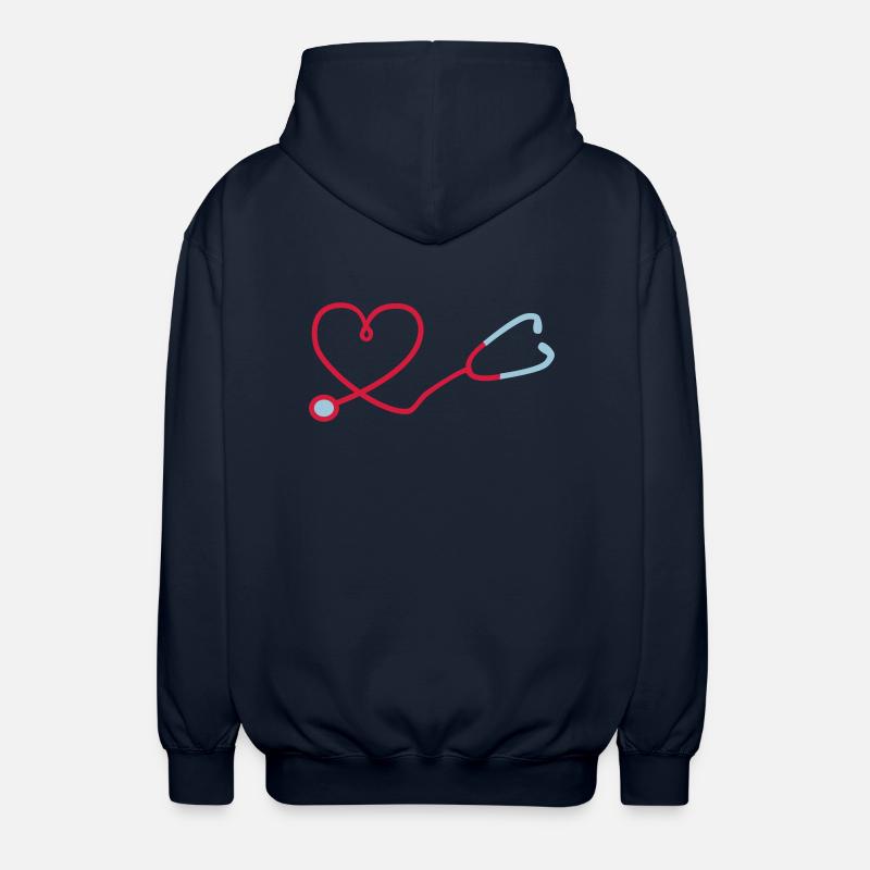 Stethoskop - Veste à capuche unisexe - marine