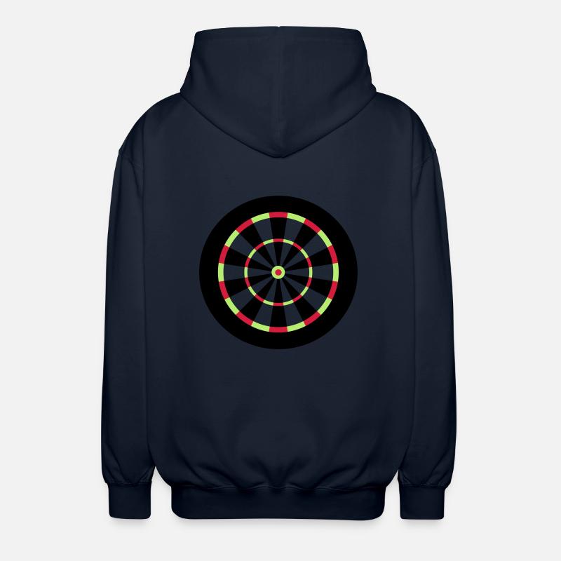 fléchettes - Veste à capuche unisexe - marine