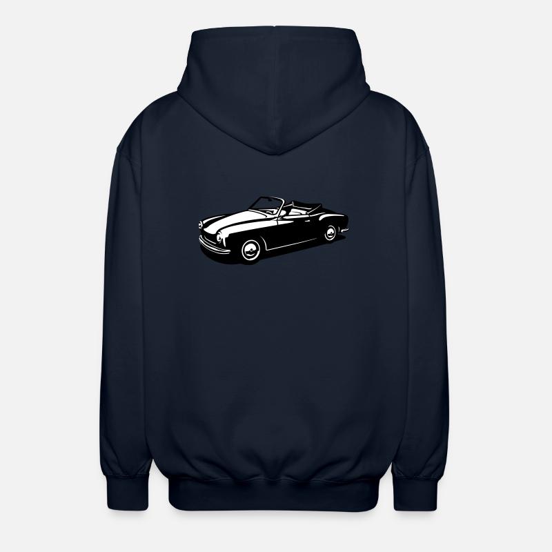 Oldtimer Cabrio 14 (2c) - Unisex Kapuzenjacke - Navy