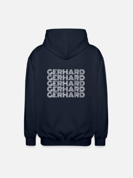 Gerhard - Unisex Hooded Jacket - navy