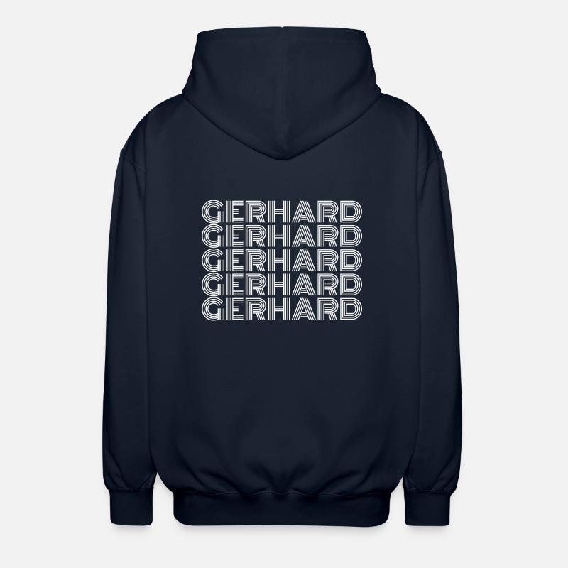 Gerhard - Unisex Hooded Jacket - navy