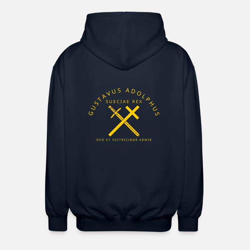 Gustavus Adolphus - Unisex Hooded Jacket - navy