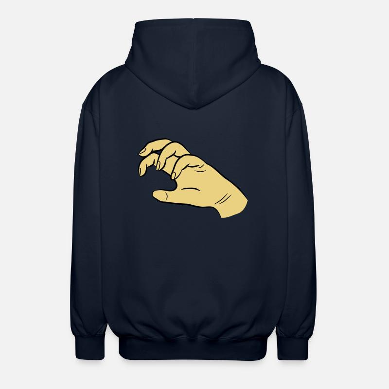 Griffe de la main - Veste à capuche unisexe - marine