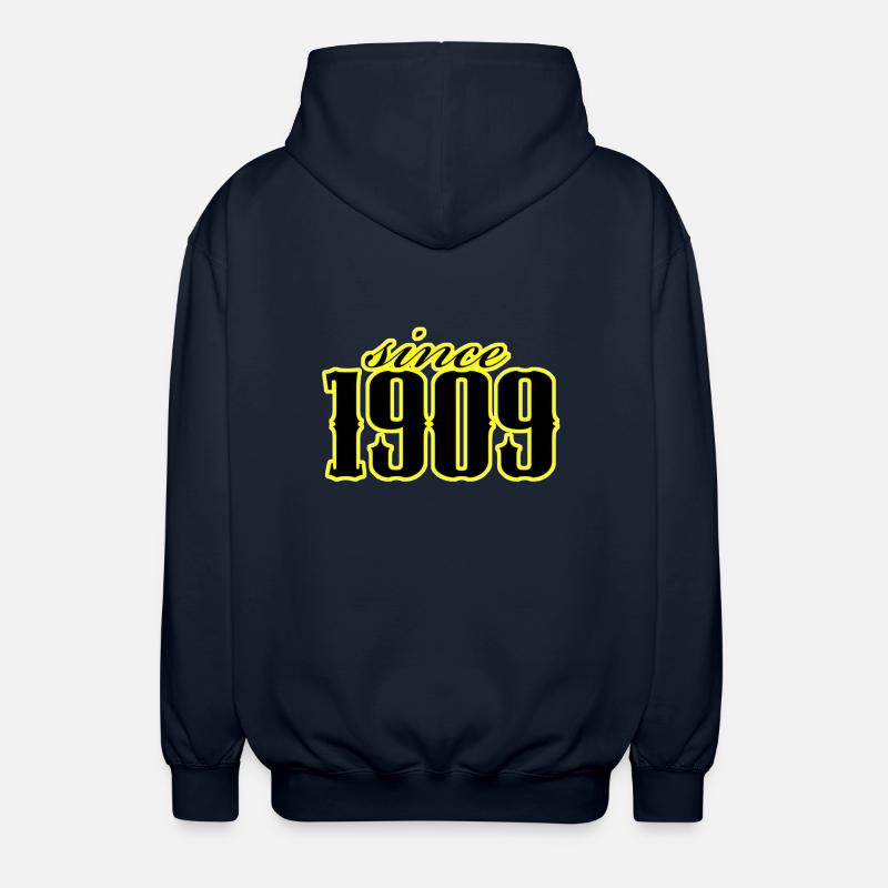 since 1909 (black) - Unisex Kapuzenjacke - Navy