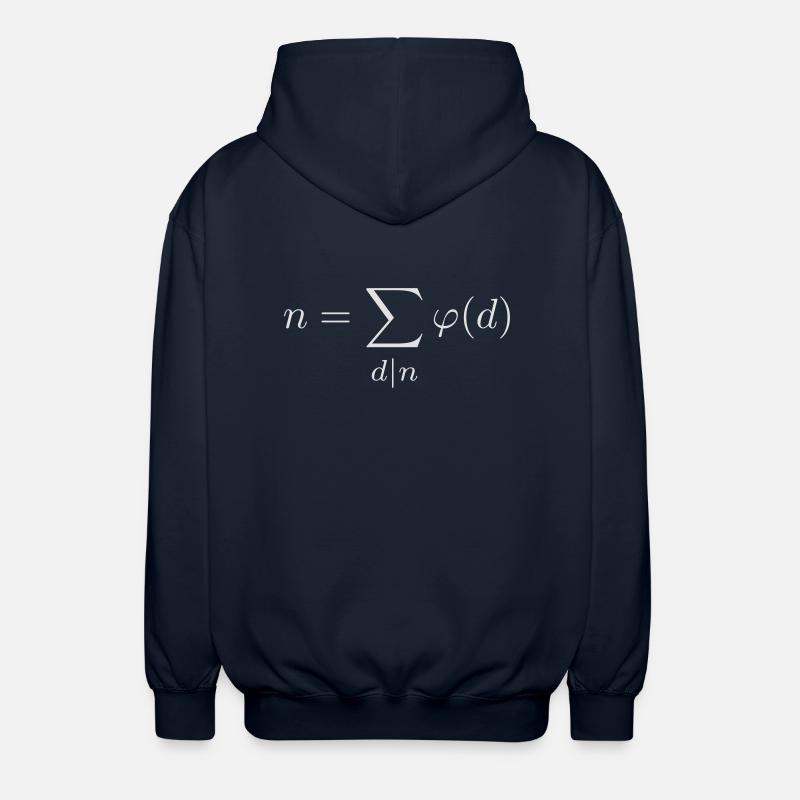 Euler phi - Unisex Kapuzenjacke - Navy