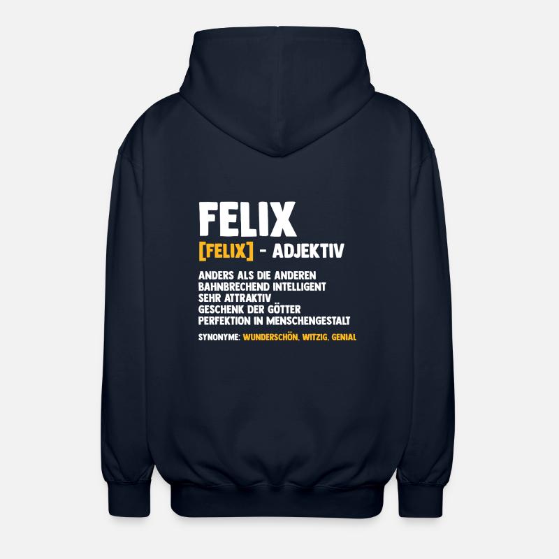 Felix - Unisex Kapuzenjacke - Navy