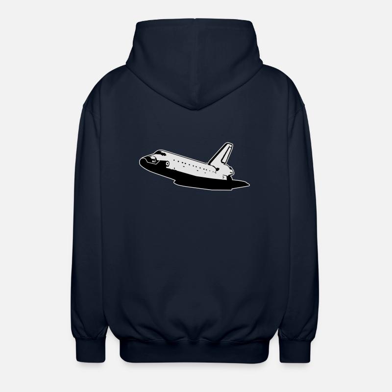 Navette spatiale (aucun emblèmes) - Veste à capuche unisexe - marine