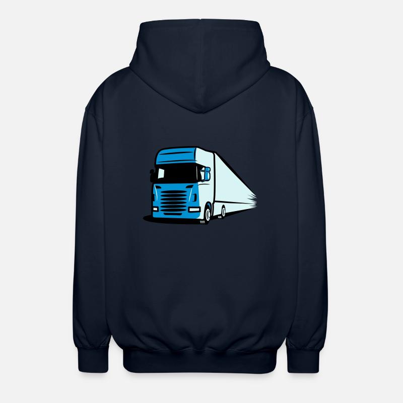 Art de camion camion - Veste à capuche unisexe - marine