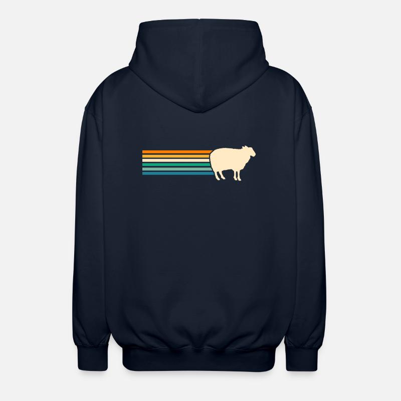 Schäfer Schaf - Unisex Kapuzenjacke - Navy