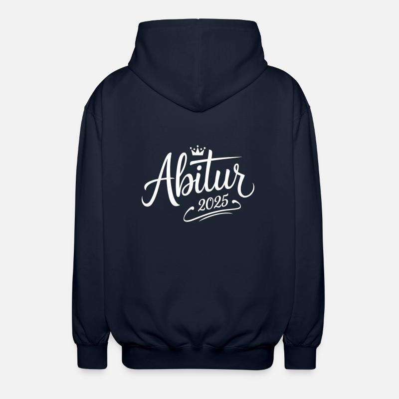 Abitur 2025 - Unisex Kapuzenjacke - Navy