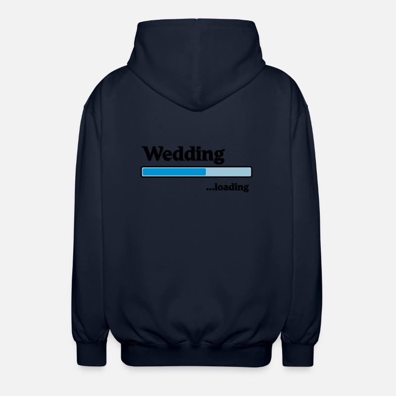 Wedding loading - Veste à capuche unisexe - marine