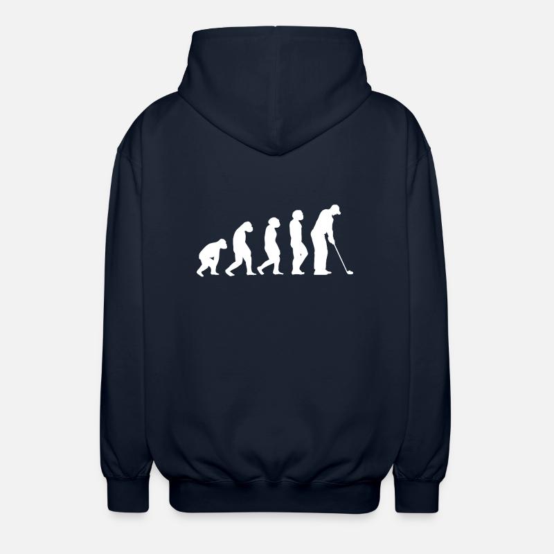 Golfer Evolution Golf - Unisex Hooded Jacket - navy