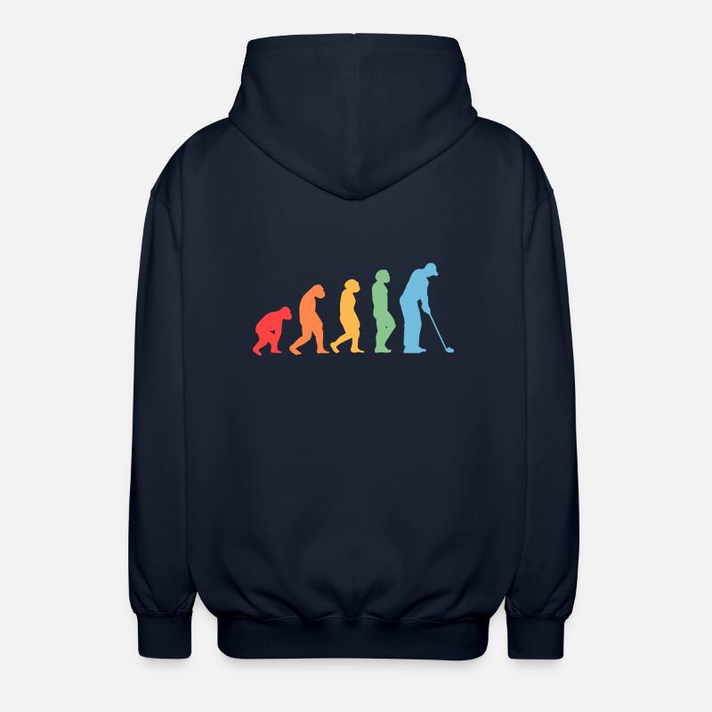 Golfer Evolution Golf - Unisex Hooded Jacket - navy