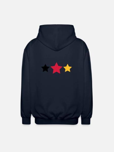 WM Sterne - Unisex Hooded Jacket - navy