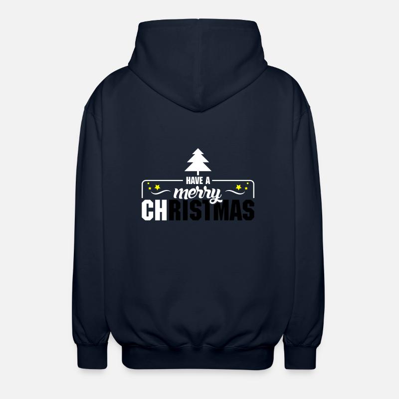 Christmas 4 - Unisex Kapuzenjacke - Navy