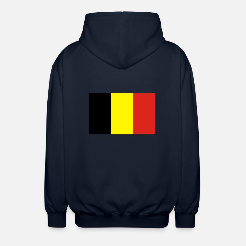 Belgien - Unisex Kapuzenjacke - Navy