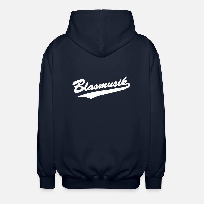 Blasmusik Baseball-Style - Unisex Kapuzenjacke - Navy