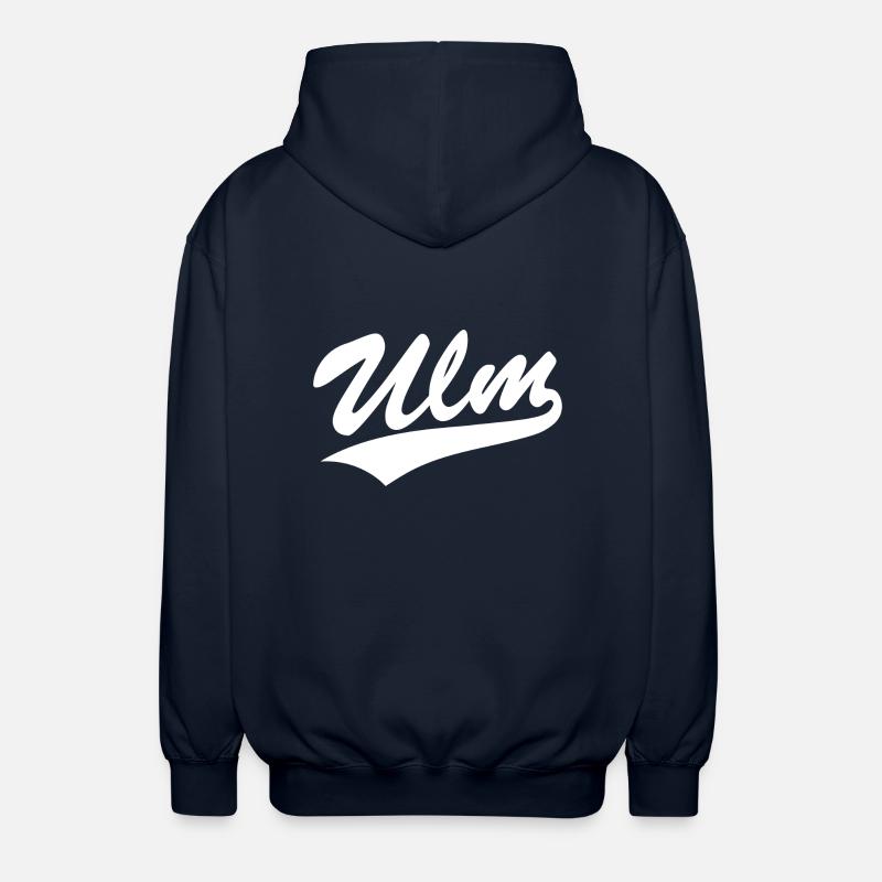 Ulm Baseball Style - Unisex Kapuzenjacke - Navy
