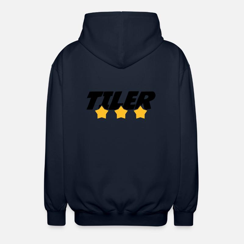 carreleur / carrelage / construction / maçon - Veste à capuche unisexe - marine