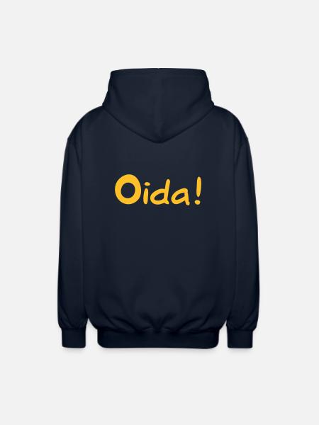 Oida - Österreich - Unisex Kapuzenjacke - Navy