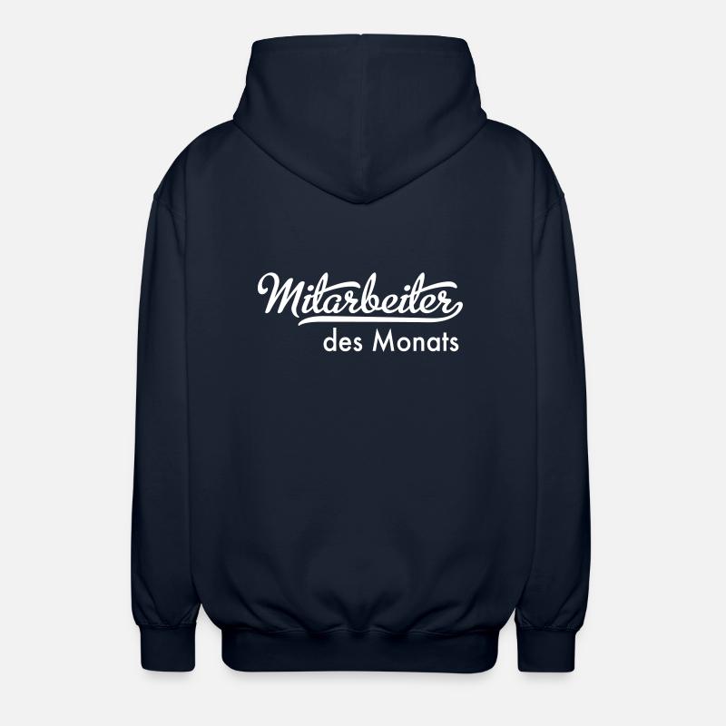 Mitarbeiter des Monats - Unisex Kapuzenjacke - Navy