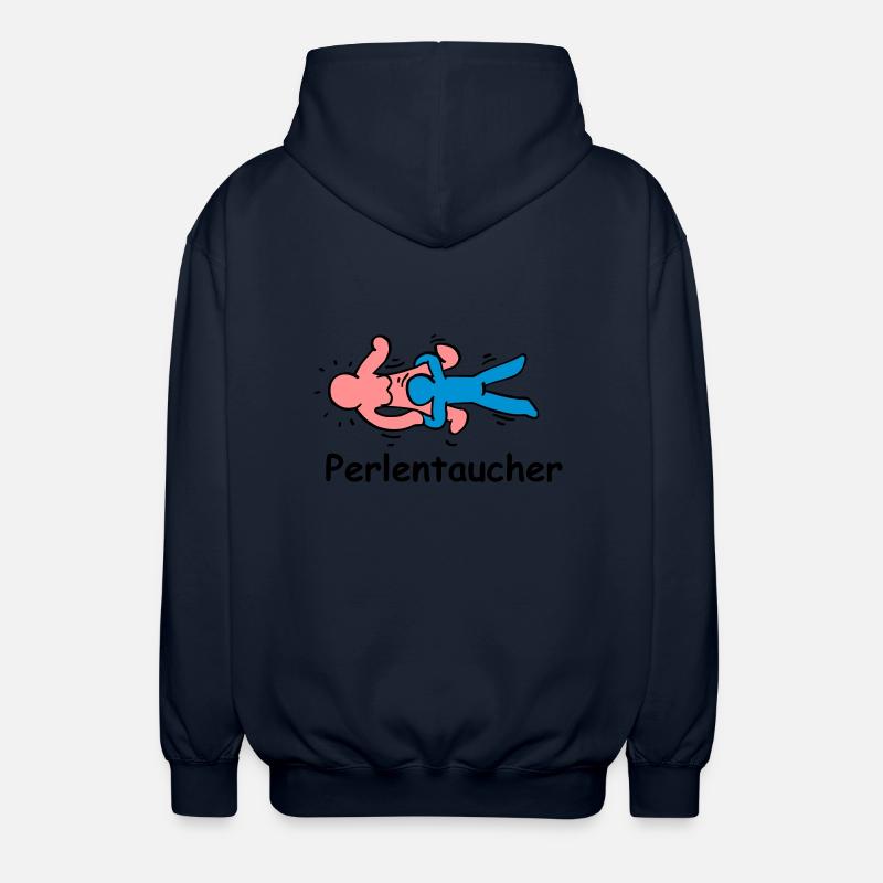 Trombone de bureau - Veste à capuche unisexe - marine