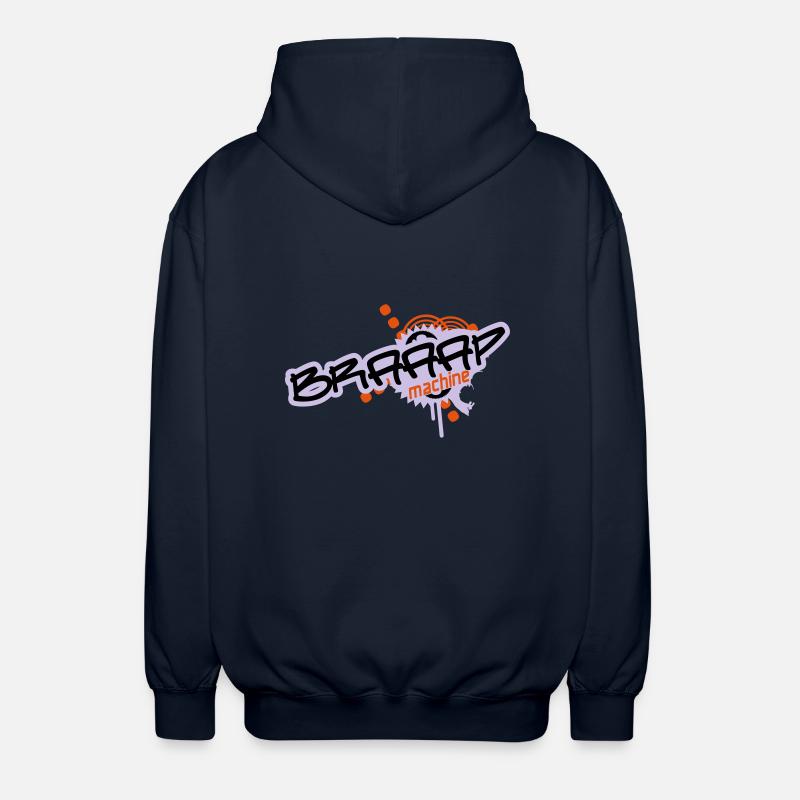 Braaap Machine - Unisex Kapuzenjacke - Navy