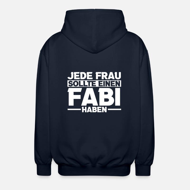 Fabien - Veste à capuche unisexe - marine