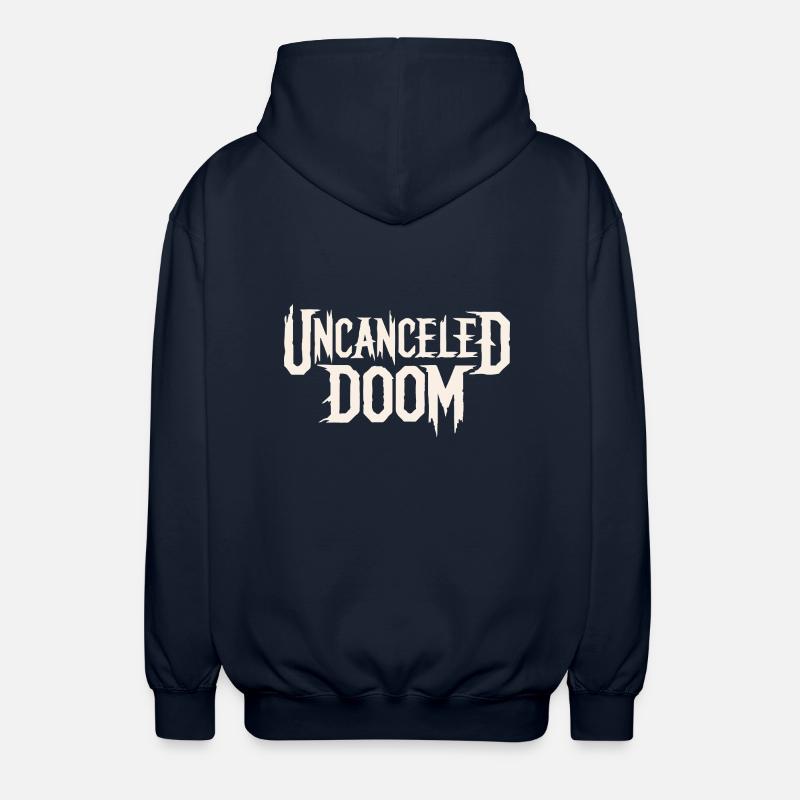 DOOM NON ANNULÉ - Veste à capuche unisexe - marine