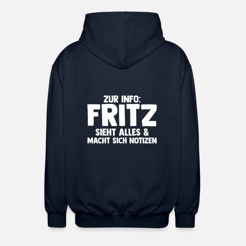 Fritz - Veste à capuche unisexe - marine
