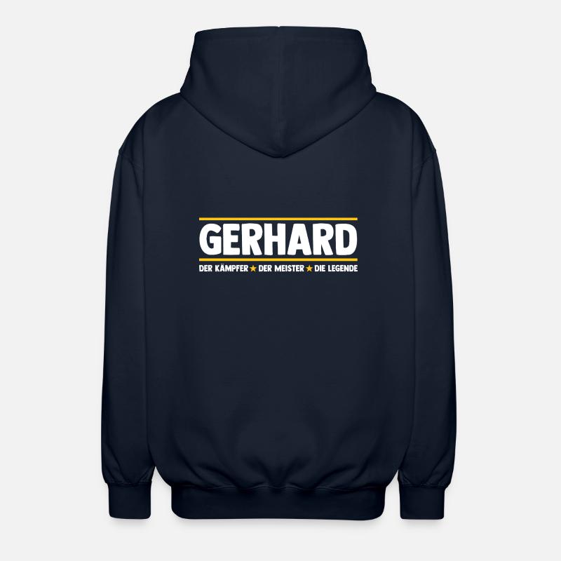 Gerhard - Unisex Kapuzenjacke - Navy