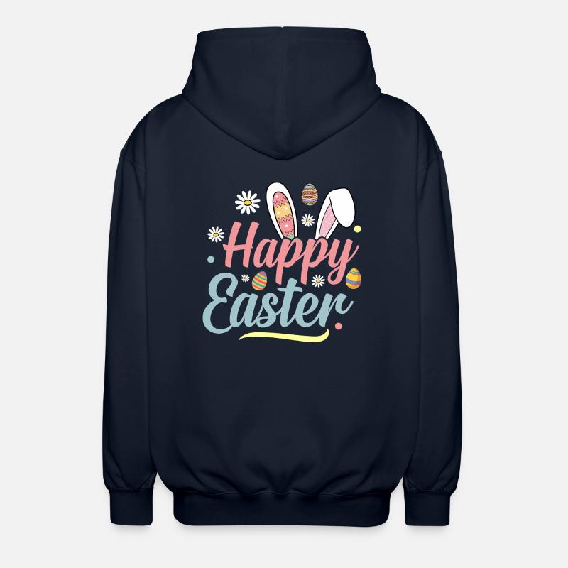 Happy Easter - Unisex Kapuzenjacke - Navy