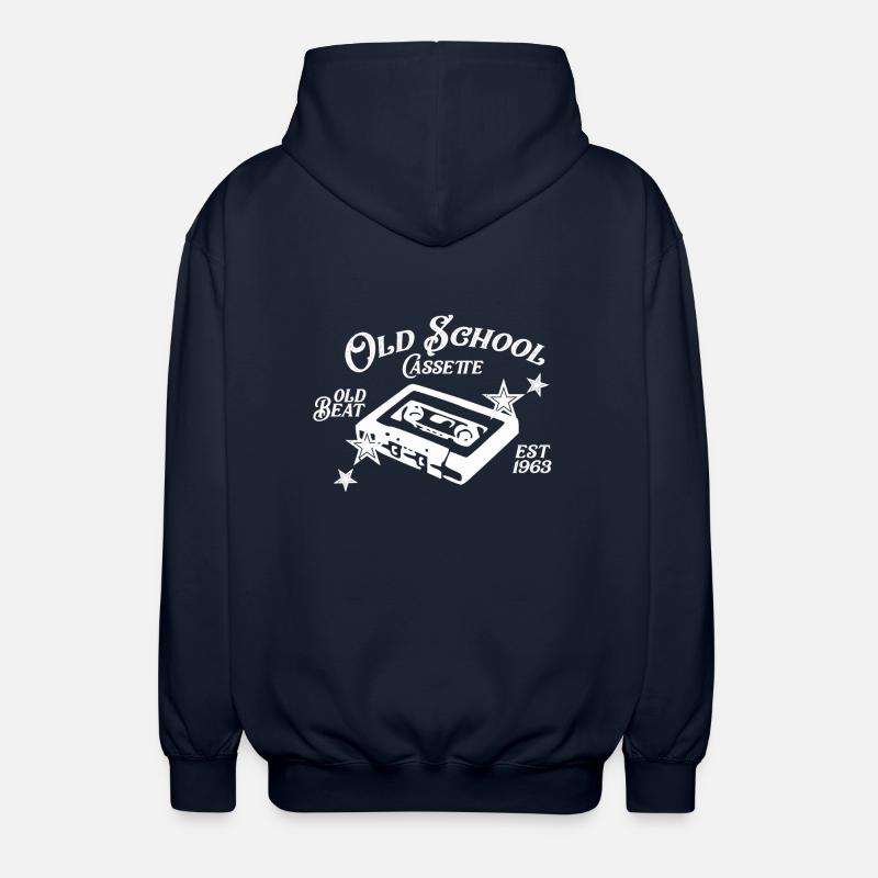 old school - Unisex Kapuzenjacke - Navy