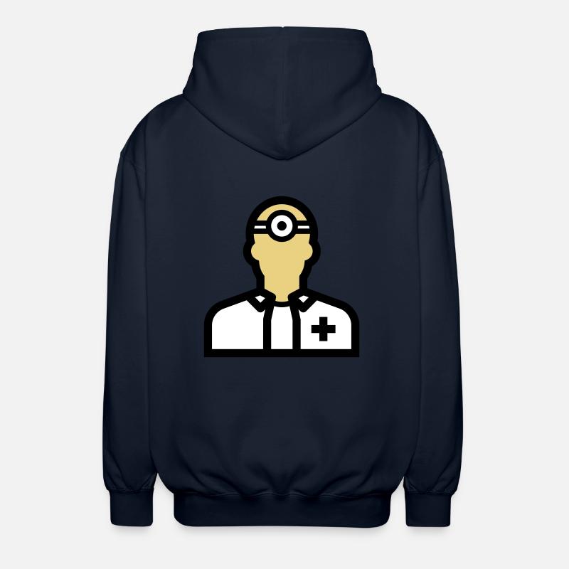 Pflegepersonal, Krankenpfleger, Pfleger, Arzt, - Unisex Kapuzenjacke - Navy