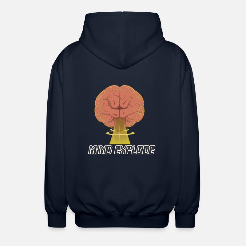 mind explode - Unisex Kapuzenjacke - Navy