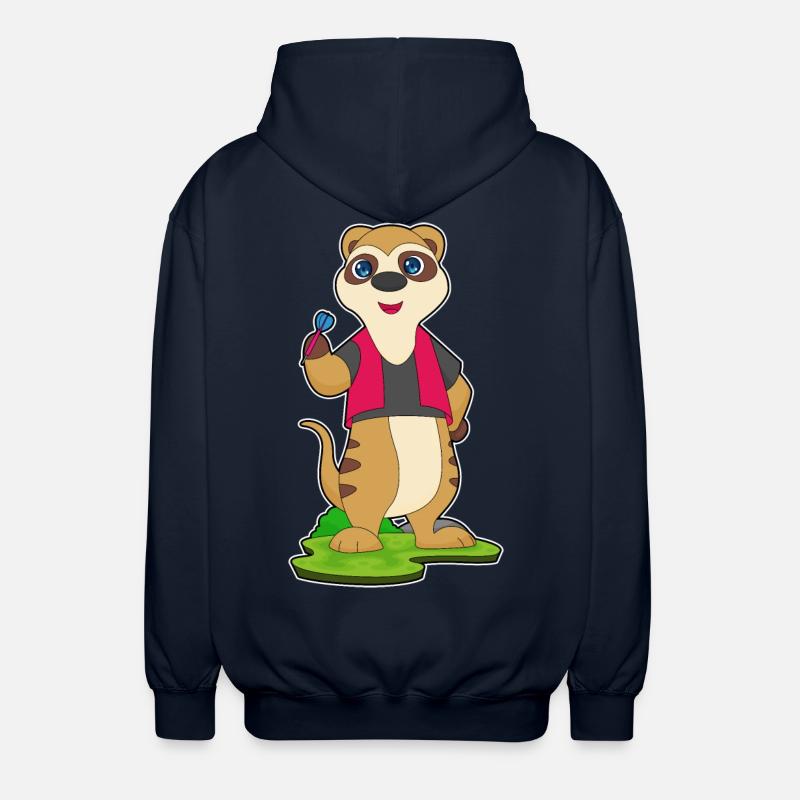 Fléchette suricate - Veste à capuche unisexe - marine