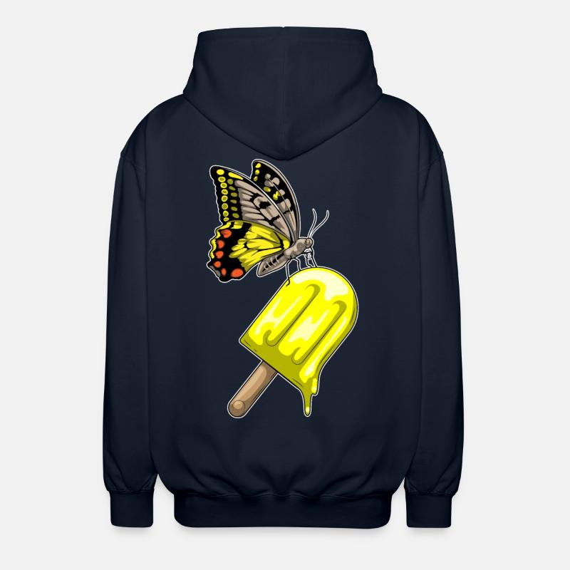 Popsicles papillon - Veste à capuche unisexe - marine