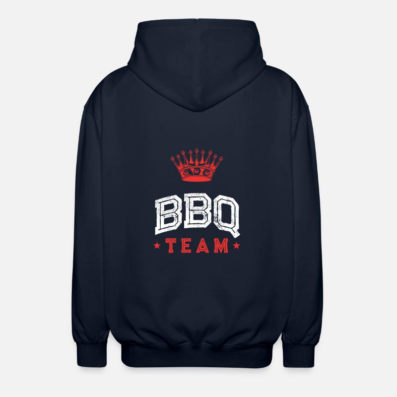 Bbq Team - Unisex Kapuzenjacke - Navy