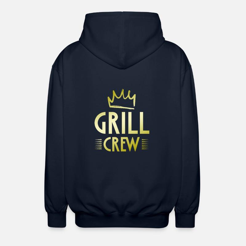 Équipe de grillades - Veste à capuche unisexe - marine