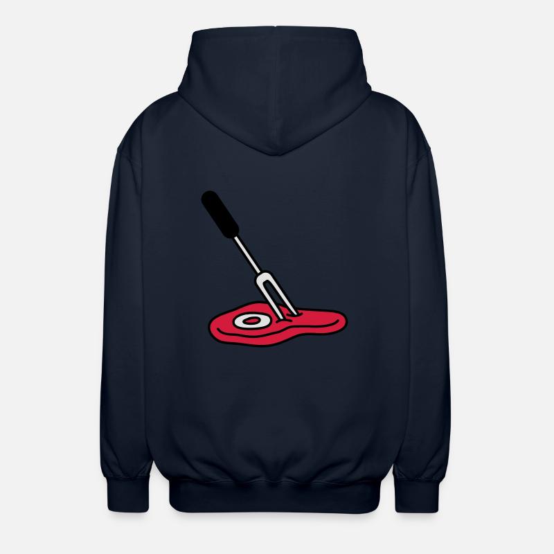 Barbecue Fork And Steak - Veste à capuche unisexe - marine