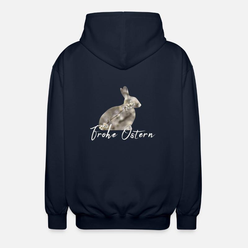 Joyeux lapin de Pâques - Veste à capuche unisexe - marine