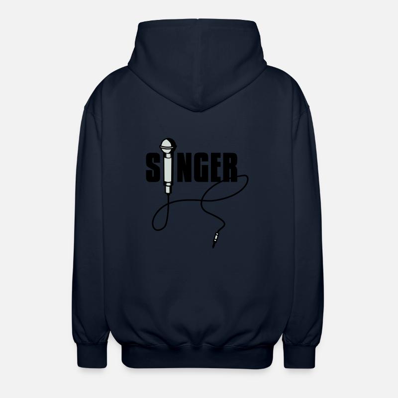 singer - Unisex Kapuzenjacke - Navy