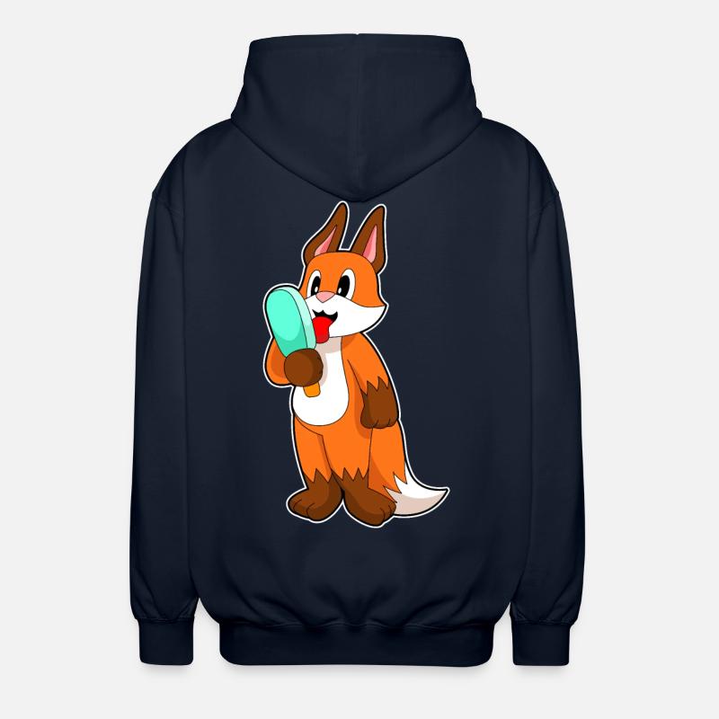 Fox popsicles - Unisex Hooded Jacket - navy