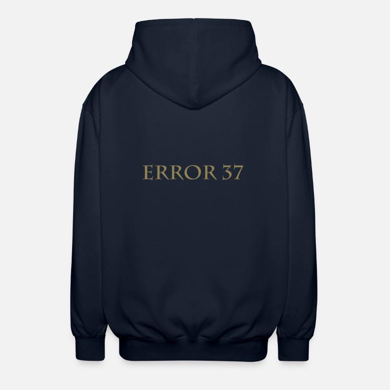 Error 37 - Unisex Kapuzenjacke - Navy