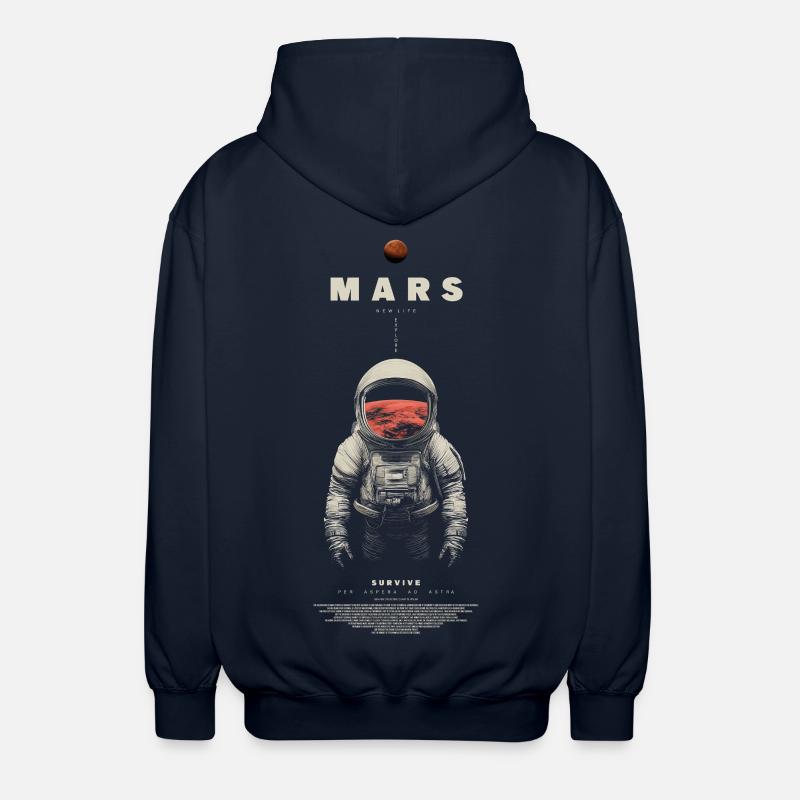 Mars Exploration - Veste à capuche unisexe - marine