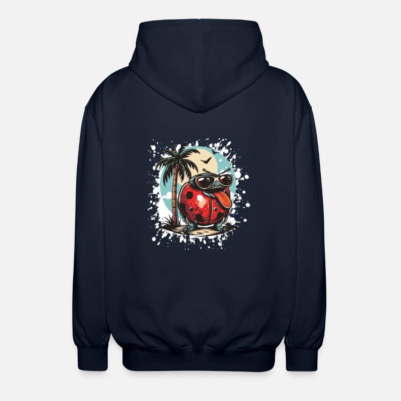 Vacances d’été Ladybug - Veste à capuche unisexe - marine