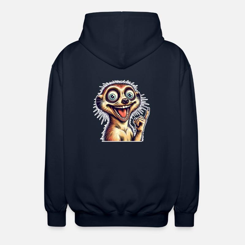 Erdmännchen - Unisex Kapuzenjacke - Navy