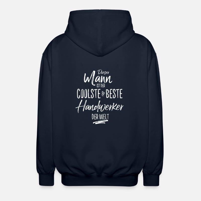 handwerker - Unisex Kapuzenjacke - Navy