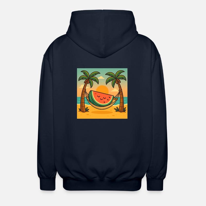 Pastèque Relax – Hammac & Soleil - Veste à capuche unisexe - marine