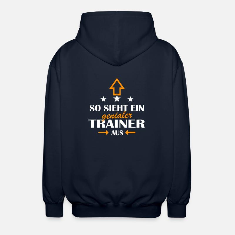 GENIALER Trainer - Unisex Kapuzenjacke - Navy